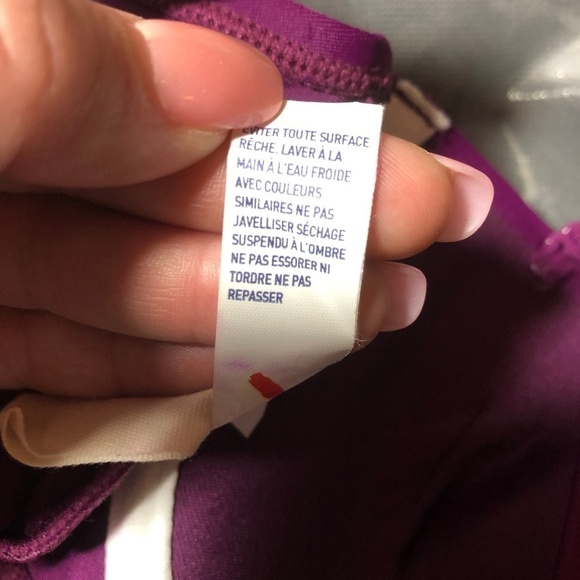American Eagle Plum Colored Bathing Suit Top - Picture 5 of 5